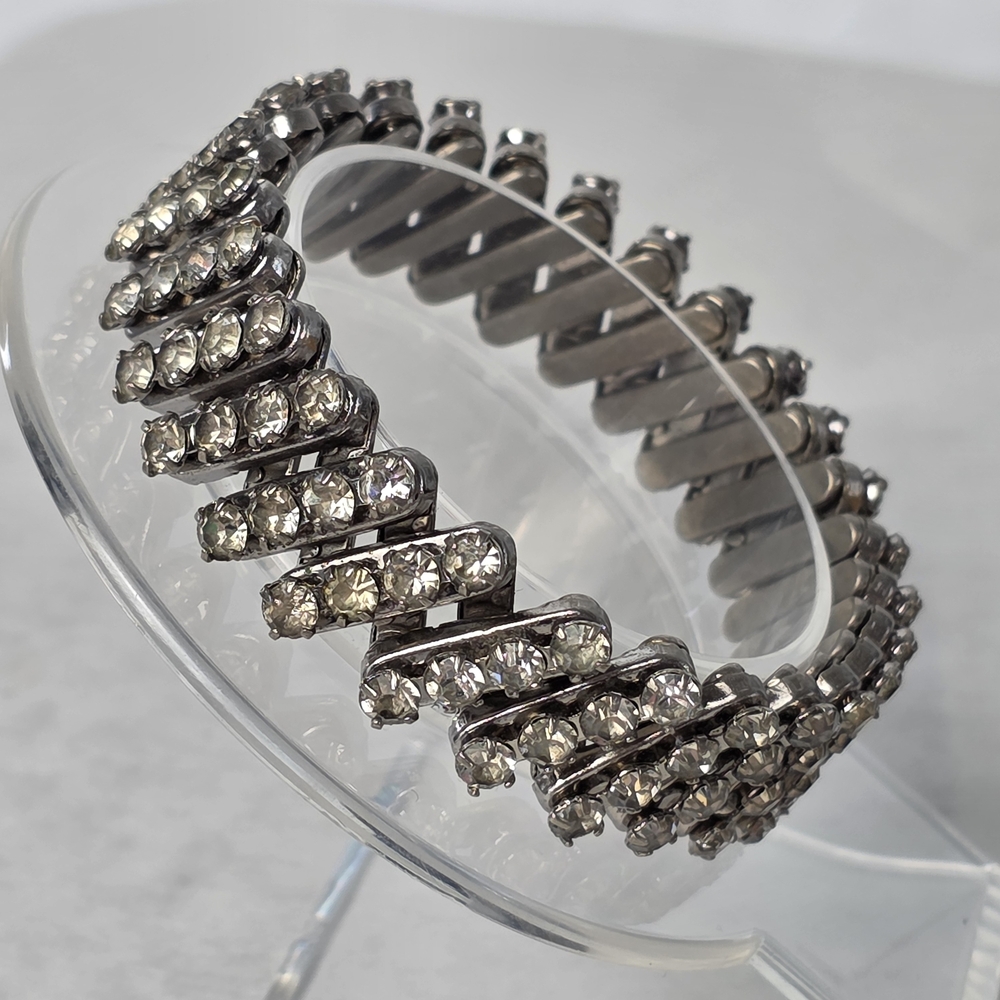 Dazzling Silver Crystal Bracelet